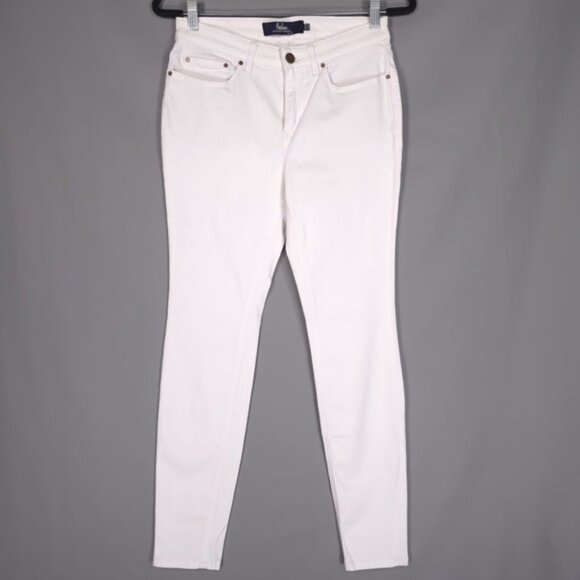 Boden‎ Women’s THE MAYFAIR MODERN SKINNY Jeans White T0119 Size 6P - Picture 1 of 13